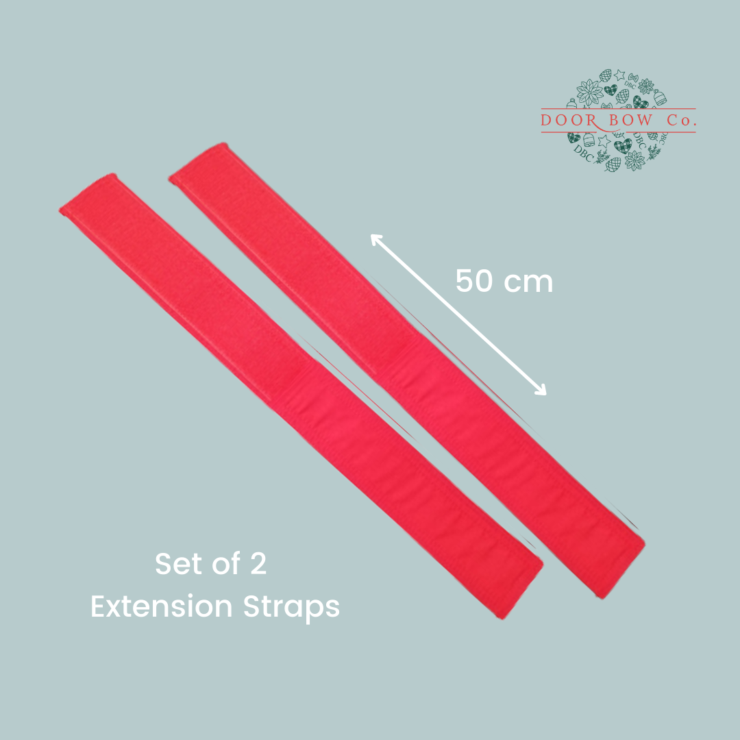 Black Extension Strap - Set of 2 (PRE-ORDER)